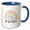 Blue/White, variant on 3drose, You Are Mighty - Brave Strong Inspirational Words - Inspiring Reminder, 11oz Mug