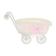 thumbnail image 3 of Mini Woven Baskets With Handle Faux Rattan Candy Storage Holder Trolley Basket, 3 of 8