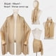 thumbnail image 4 of Chales y envolturas de gasa transparente para damas para vestidos de noche, bufanda suave, 4 of 5