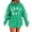 Mint Green-2, variant on Womens Game Day Hooded Sweatshirts Football Sequin Print Long Sleeve Oversize Hoodies Holiday Mardi Gras Fashion Pullover Tops