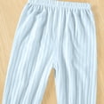 thumbnail image 6 of Nilvkv Girls Lightweight Pants, Girls Joggers, Relaxed Fit Lightweight Solid Color Cuffed Sweatpants with Elastic Waist, ideal for Summer Days Blue 18-24 Months, 6 of 9