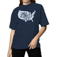 thumbnail image 2 of USA Welcome Sign Art Women's T-shirt, 2 of 3
