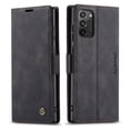 thumbnail image 2 of Dteck Wallet Case For Samsung Galaxy Note20 (6.7 inches),Magnetic Leather Luxury Card Holder Pocket Case Shockproof Full Protective Kickstand Retro Cover,Black, 2 of 6