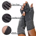 thumbnail image 2 of Arthritis Gloves Compression Support Hand Wrist Brace Relief Carpal Tunnel Pain, 2 of 4