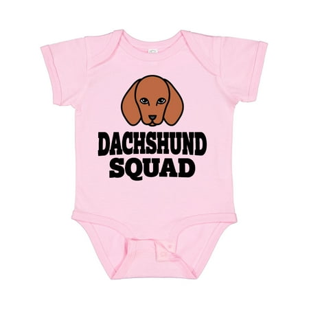 

Inktastic Dog Dachshund Squad Gift Baby Boy or Baby Girl Bodysuit