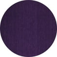 thumbnail image 1 of Ahgly Company Indoor Round Abstract Purple Contemporary Area Rugs, 4' Round, 1 of 4