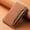 Brown, variant on Denior Artificial leather credit card magnetic elastic wallet(3 card slot)with strong magnetic accessories | ID card clip wallet