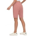thumbnail image 3 of Little Donkey Andy Women's Lightweight Breathable Hiking Shorts, Quick-Dry Golf Shorts with Zipper Pockets, Air-Holes Tech Burnt Coral Heather L, 3 of 7
