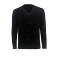 thumbnail image 2 of xiaxaixu Men Cardigan, Long Sleeve V Neck Button Closure Sweater Knit Tops for Casual Daily, 2 of 6