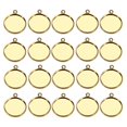 thumbnail image 2 of 20Pcs Round Cabochon Blank Bezel Pendant s for Making DIYmm, 2 of 8