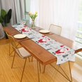 thumbnail image 2 of Yayeee Table Runner 70 inches Long Home Kitchen Dinning Party Decoration, Gray Christmas Santa, 2 of 7