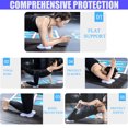 thumbnail image 5 of 2 Pcs Yoga Knee Mat, Anti Slip Yoga Support Kneeling Mat, Waterproof Pilates Cushion Mat for Man, Women, Comfortable & Lightweight Yoga Exercise Protector for Fitness Mediation Travel, Pink, 5 of 7
