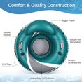thumbnail image 3 of Green and GreyRiver Tubes for Floating Heavy Duty, Pool Float Adult, 53" Inflatable Float Tube for Beach Lake Rafting, River Floats with Mesh Bottom, 3 of 6