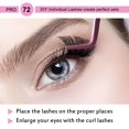 thumbnail image 3 of Extensión de pestañas Cluster Lashes PRO LASHBEAUTY 72 unidades, 3 of 7