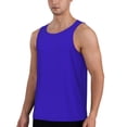 thumbnail image 2 of Xecao Darkblue Men's Tank Top Workout Quick Dry Sleeveless Gym Jogging Muscle Shirts Summer Swim Beach Tops, 2 of 9