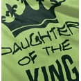 thumbnail image 4 of Daughter of the King Daddy Girl Tiara Youth T Shirt Tee Girls Infant Toddler Brisco Brands 4T, 4 of 5