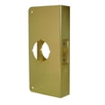 thumbnail image 4 of Don-Jo 2-Cw Single Hole Wrap Around Door Reinforcer - Brass, 4 of 5