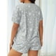 thumbnail image 3 of MKLEKYY Conjunto De Pijama Corto De Talla Grande Para Mujer Con Estampado De Leopardo, 3 of 3