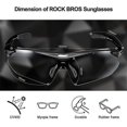 thumbnail image 4 of BRILLAR Gafas de sol fotocromáticas para ciclismo para hombres y mujeres, gafas blancas brillantes para bicicleta de carretera, ideales para MTB, pesca y correr, 4 of 5