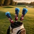 thumbnail image 5 of Yuyamidu Fire American Flag Golf Club Cover Fit Well for Driver or Fairway Wood Golf Club, Patriotic Golf Headcover Stylish Protection for Your Clubs for Women Men, 5 of 7