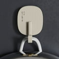 thumbnail image 4 of Gancho adhesivo de pared de alta resistencia - pack de 4, soporte de carga de 33 lb, sin taladro, para cocina, baño, puerta y azulejos - tinta, blanco, gris, amarillo, 4 of 6