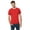 Red, variant on Unisex Fine Jersey Crew Tee in Red XL 9500