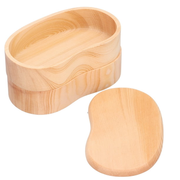 Box, Contenedor de Almuerzo de Madera para Suministros de Cocina para Vieges en Casa