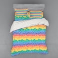 thumbnail image 2 of Ambesonne Colorful Bedding Set 3 Pcs, Cartoon Underwater Sea, Twin XL, Multicolor, 2 of 3