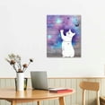 thumbnail image 2 of Nawypu  Cat Canvas wall art With Butterfly Colorful Cat Pictures Framed for Kids Girls Bedroom Watercolor Cats Paintings Decorations, 2 of 4