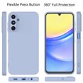 thumbnail image 5 of Galaxy A15 5G Case, Takfox Samsung Galaxy A15 Basic Case [Frosted] Shockproof Case Liquid Silicone Gel Rubber Soft TPU Anti-slip Bumper Thin Matte Slim Phone Case Covers For Samsung A15 5G,Purple, 5 of 12