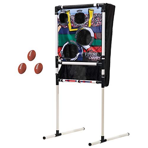 Football Target Toss Franklin Sports Kids con minibalones de fútbol