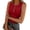 Red, variant on Zedker Sleeveless Tank Tops for Women Ribbed Racerback Button Fit Casual Basic 2026 Spring Summer Fashion Clothing Black L