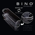 thumbnail image 5 of BINO | Stackable Storage Bins, Small - 2 Pack|THE STACKER COLLECTION | Clear Plastic Storage Bins | Built-In Handles | BPA-Free | Containers for Organizing Kitchen Pantry | Multi-Use Organizer Bins, 5 of 6
