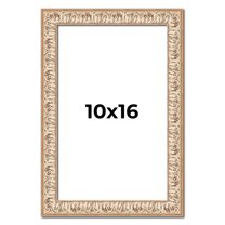 10x16 Frame White Real Wood Picture Frame Width 1.5 inches | Interior Frame Depth 0.5 inches |