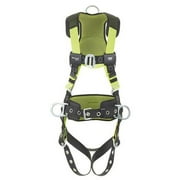 Honeywell Miller 493-H5CC311023 Style Polyester H500 Harness Vest, Green - 2XL