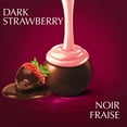 thumbnail image 2 of Lindt LINDOR Dark Chocolate Strawberry Truffles, 150-gram Bag, 2 of 8