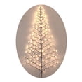 thumbnail image 1 of TenWaterloo Lighted Christmas Wall Tree - Indoor/Outdoor LED 6 Foot High - Cool White Lights - Battery Operated with Timer, 1 of 4