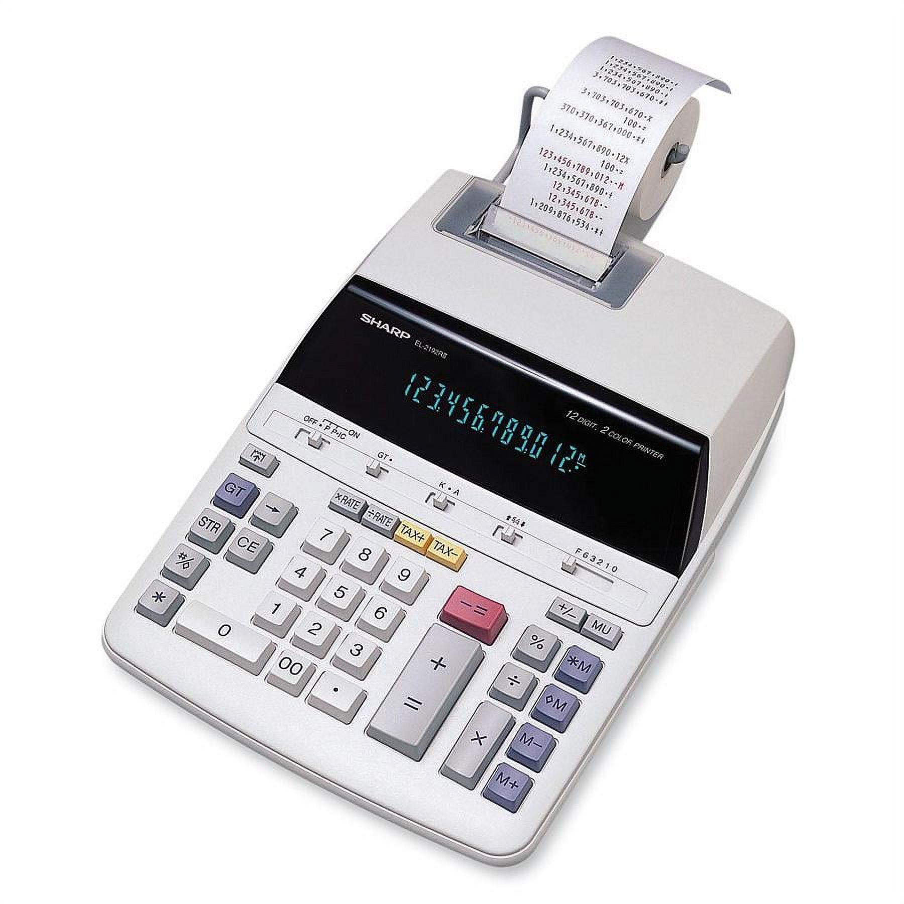 Desktop Calculator with Two-Color Printer - image 2 of 2