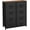 Black/Rustic Brown, variant on Dextrus Fabric Dresser for Bedroom, Tall Storage Dresser with 8 Drawers for Adult, Green