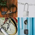 thumbnail image 5 of 2 Pack disecu 4 Digit Long Shackle Combination Lock Outdoor adlock, 5 of 5