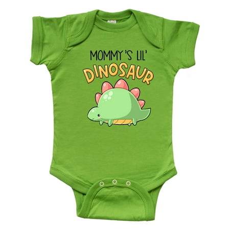 

Inktastic Mommy s Lil Dinosaur with Cute Stegosaurus Gift Baby Boy or Baby Girl Bodysuit