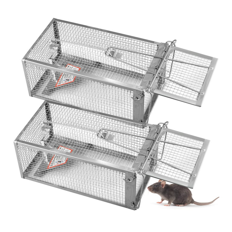 Rat Traps That Work Indoors and Out (6 Pack) Catch Rats, Mice, and Voles  Fast with