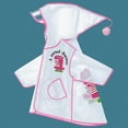 thumbnail image 2 of kpoplk Kids Rain Suit Toddler Hooded Rainsuit Poncho Full Body One Piece Coveralls Raincoat for Girls and Boys 1-7 Years(Pink,8-9 Years), 2 of 7