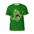 thumbnail image 5 of Ghostbusters Slimer T-Shirt for Men Novelty 3D Pritneted Casual Short Sleeve Tees Shirt Summer Street T Shirt Top, 5 of 7