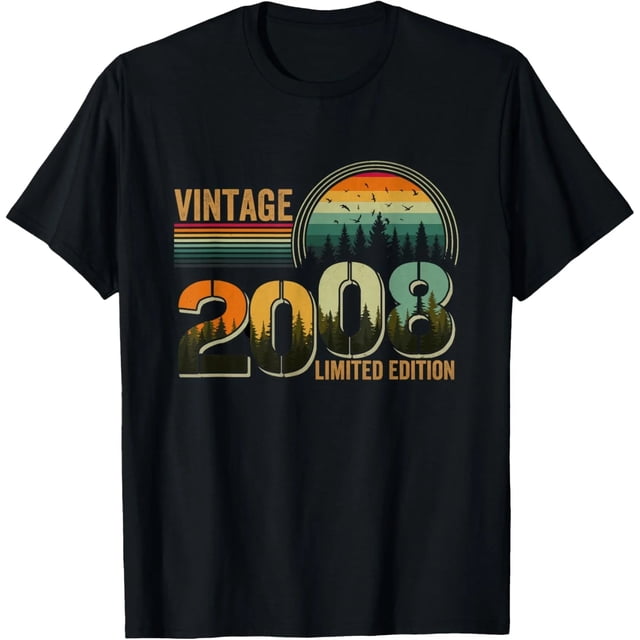 Camiseta de Cumpleaños 17 Años "Leyenda desde 2007" para Mujer - Diseño Divertido de Misfits, Negro