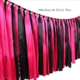 thumbnail image 3 of Tassel Garland Party Hanging Decorations Preassembled Colorful Fabric Shabby Chic Banner for Wedding Bachelorette Baby Shower Birthday 40in, 3 of 9