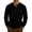 10# Black, variant on Mens Long Sleeve Henley Shirts Muscle Fit Ribbed Knit T-Shirt Lightweight Thermal Undershirts Workout Athletic Tee Shirt Black M