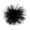 Black, variant on Unisex Brooch Faux Ostrich Feather Soft Anti-slip Lightweight Garment Hat Bag Decoration Wedding Party Prom Clothes Pin