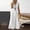 White, variant on ERTUTUYI Women Fashion Summer A Line Dress Casual Sleeveless Lapel Mid Length Dress Loose Button Sundress Swing Party Dress Black L