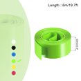 thumbnail image 2 of Unique Bargains Tube Rétractable en PVC Vert Clair 23mm Plat 6m pour Grand Pack de Batteries, 2 of 5